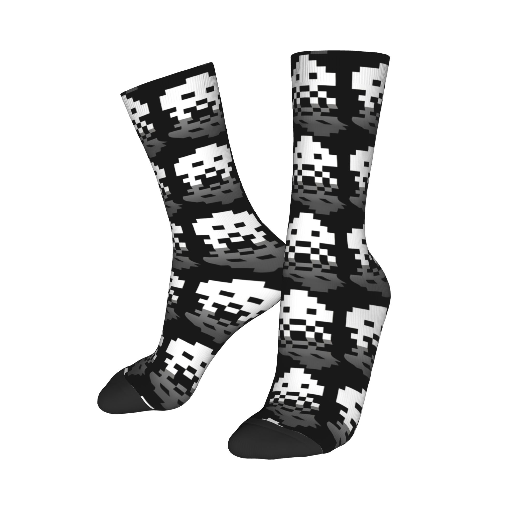 Retro Gaming Youtube - Cool Space Invaders Basketbol Çorapları Retro