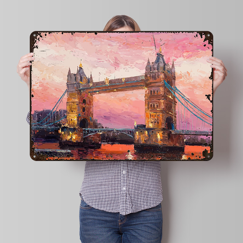 Retro Gaming London - Londra'ya Seyahat Metal Posteri Özel Duvar