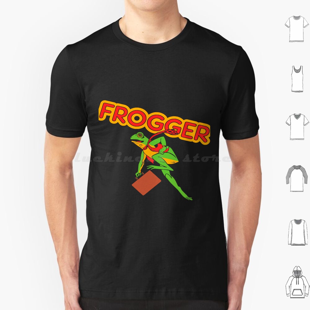 Retro Gaming Juegos - Mod.4 Arcade Frogger Video Oyunu Tişörtü