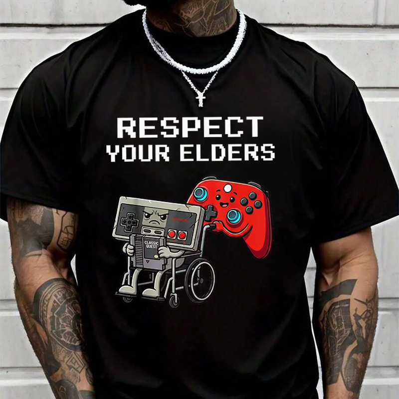 Retro Gaming T Shirt - Retro Oyun Komik Oyuncu Denetleyicisi 80'ler
