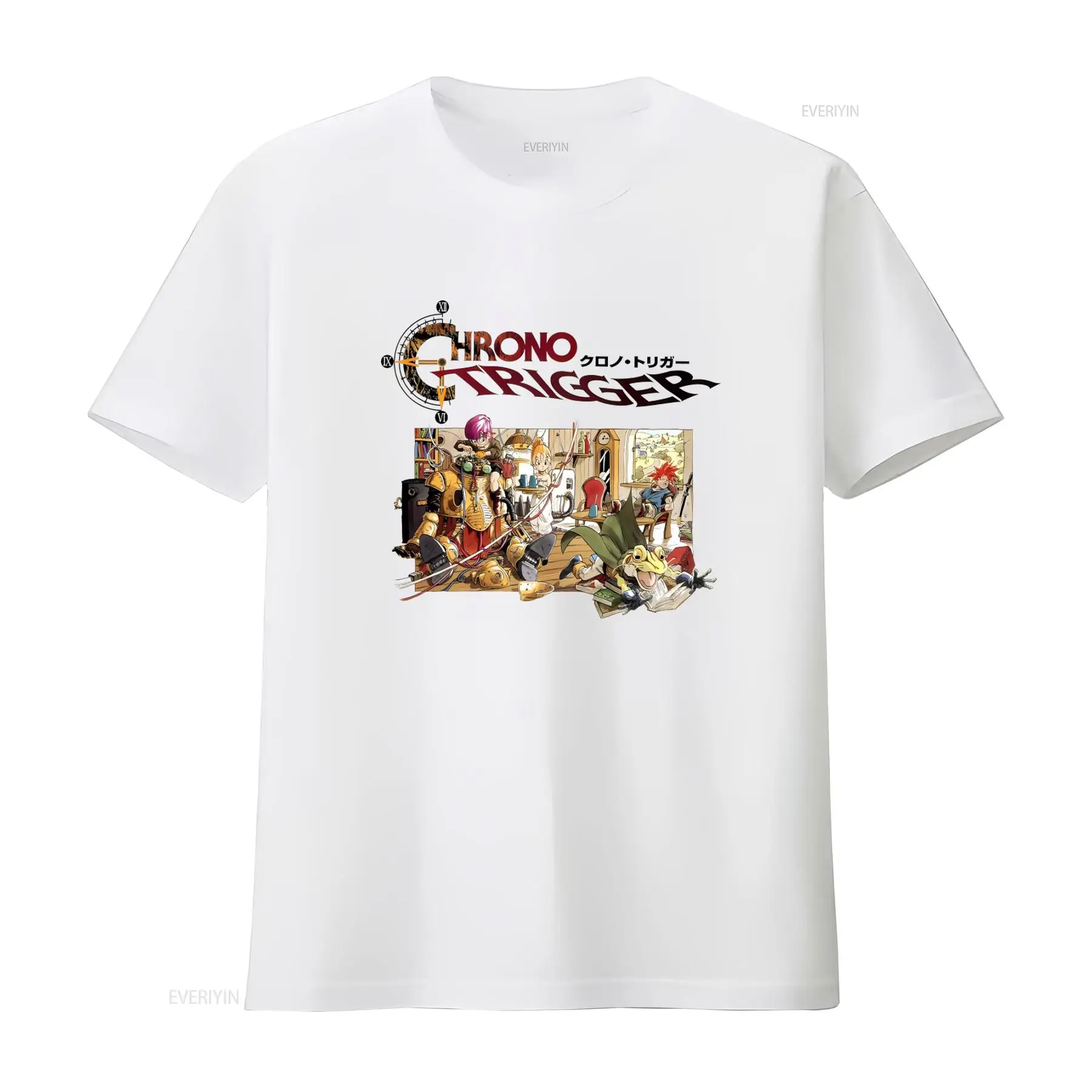 Retro Gaming T Shirt - Chrono Trigger Video Oyunu Logosu Tişört