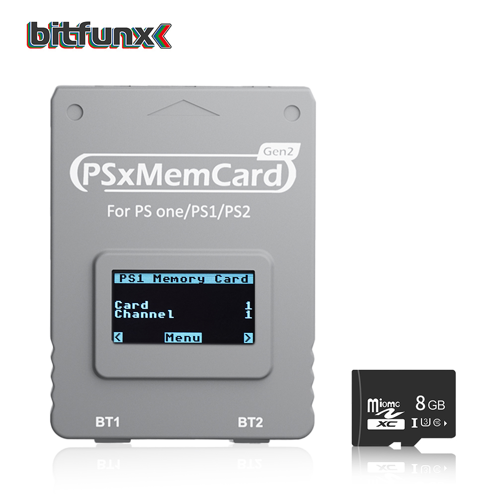 Retro Gaming Upscaler - Bitfunx PSxMemCard Gen2 Mağazası Oyun PlayStation1