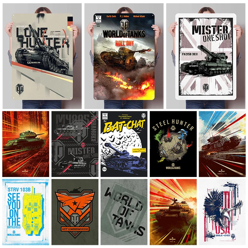 World Of Retro Gaming - World of Tanks Posterleri Klasik Oyun