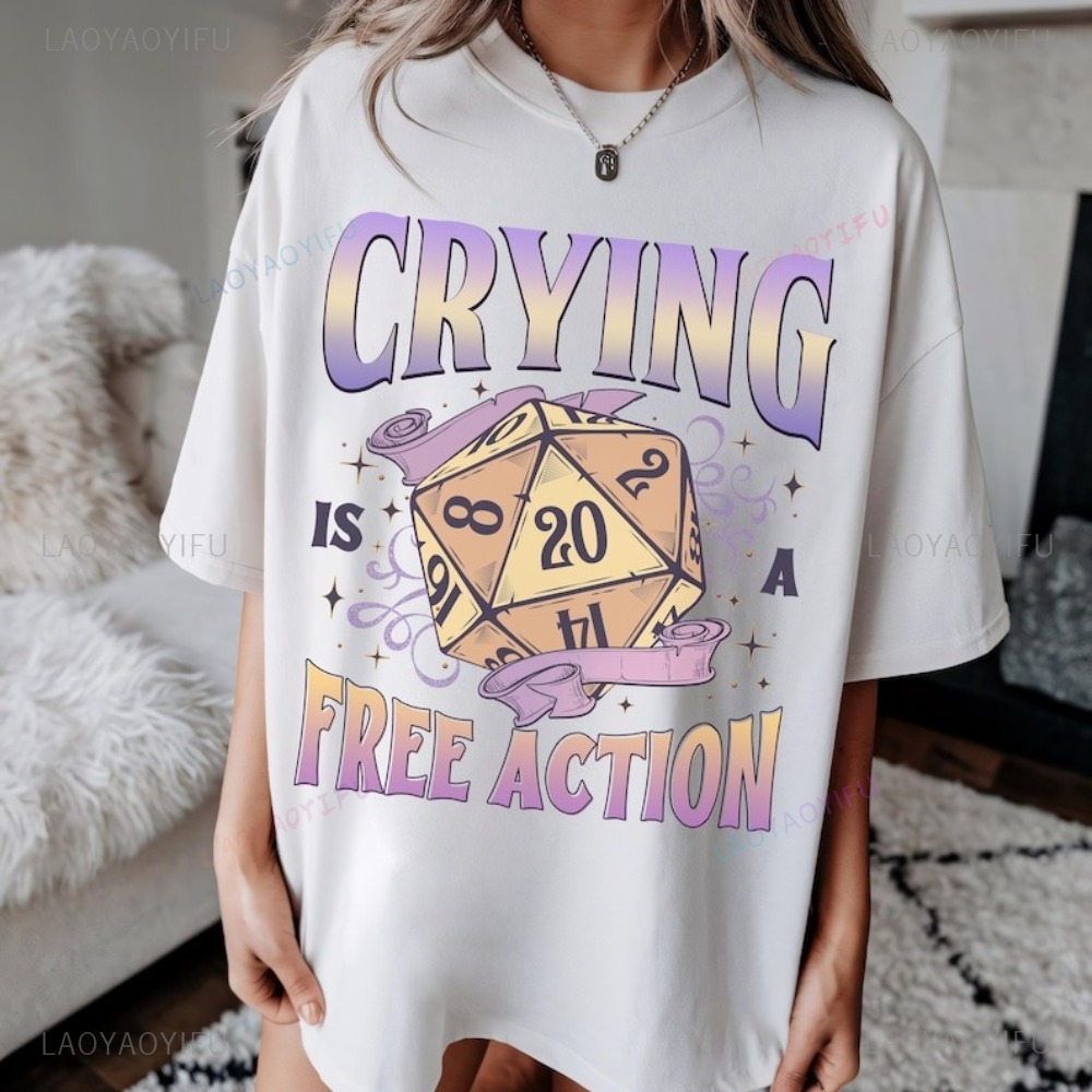 Komik DnD Ağlamak Serbest Bir  - Retro Gaming T Shirt incelemesi ve fiyatı