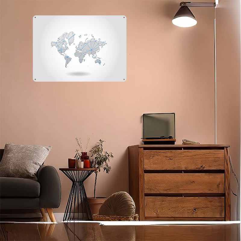 Dünya Haritası Teneke Poster Ö - World Of Retro Gaming incelemesi ve fiyatı