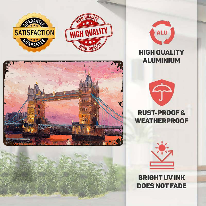 Londra'ya Seyahat Metal Poster - Retro Gaming London incelemesi ve fiyatı