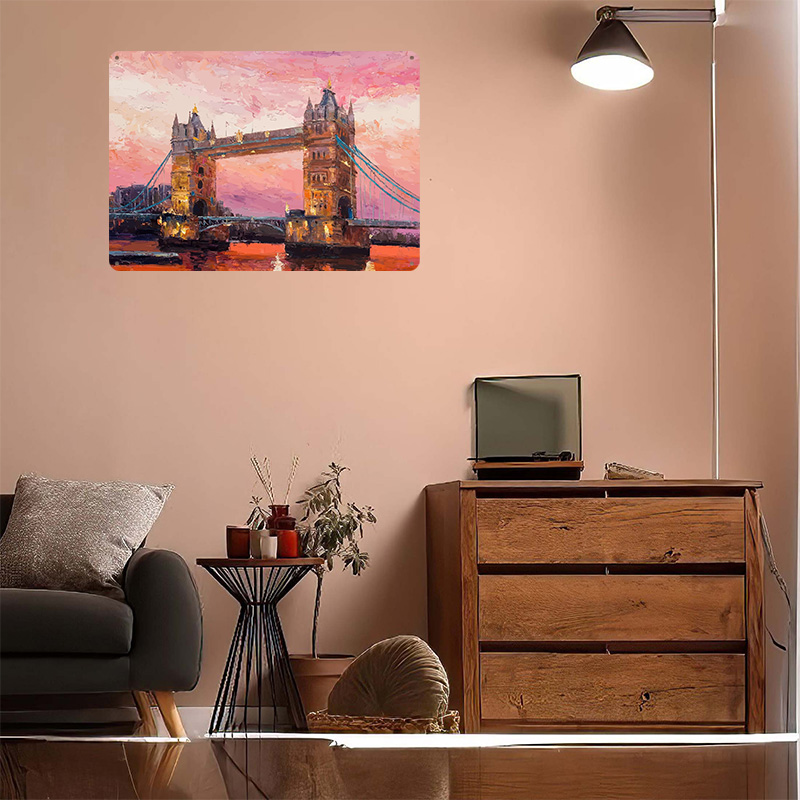 Londra'ya Seyahat Metal Poster - Retro Gaming London incelemesi ve fiyatı