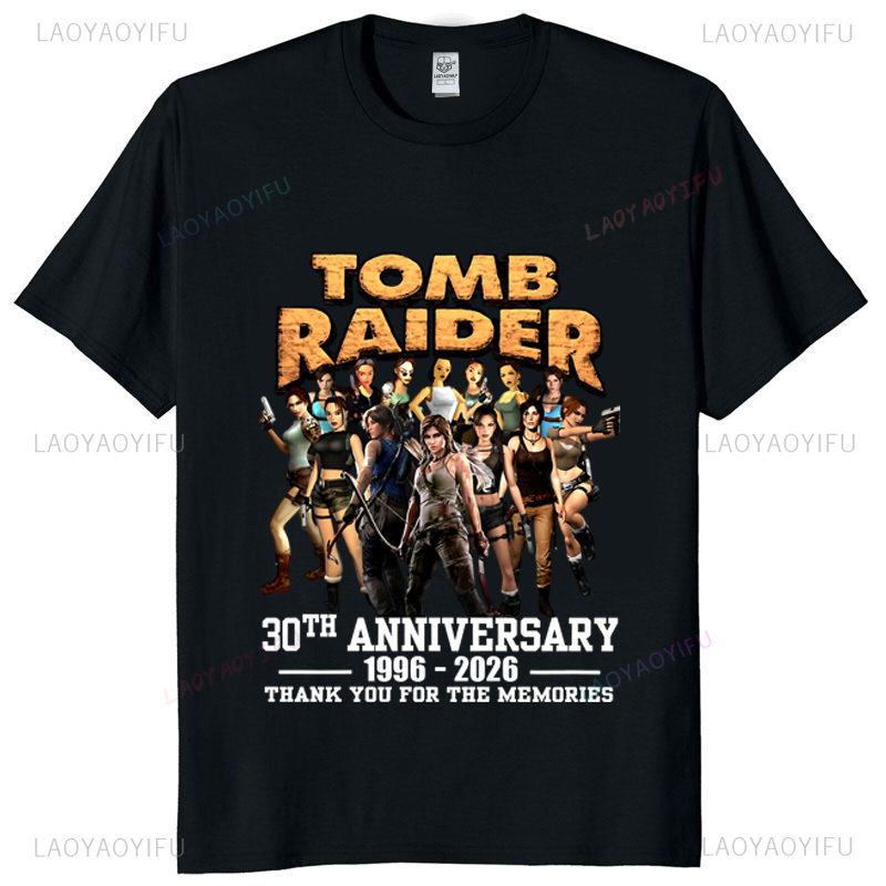 Tomb Raider 30. Yıldönümü Unis - Retro Gaming T Shirt incelemesi ve fiyatı