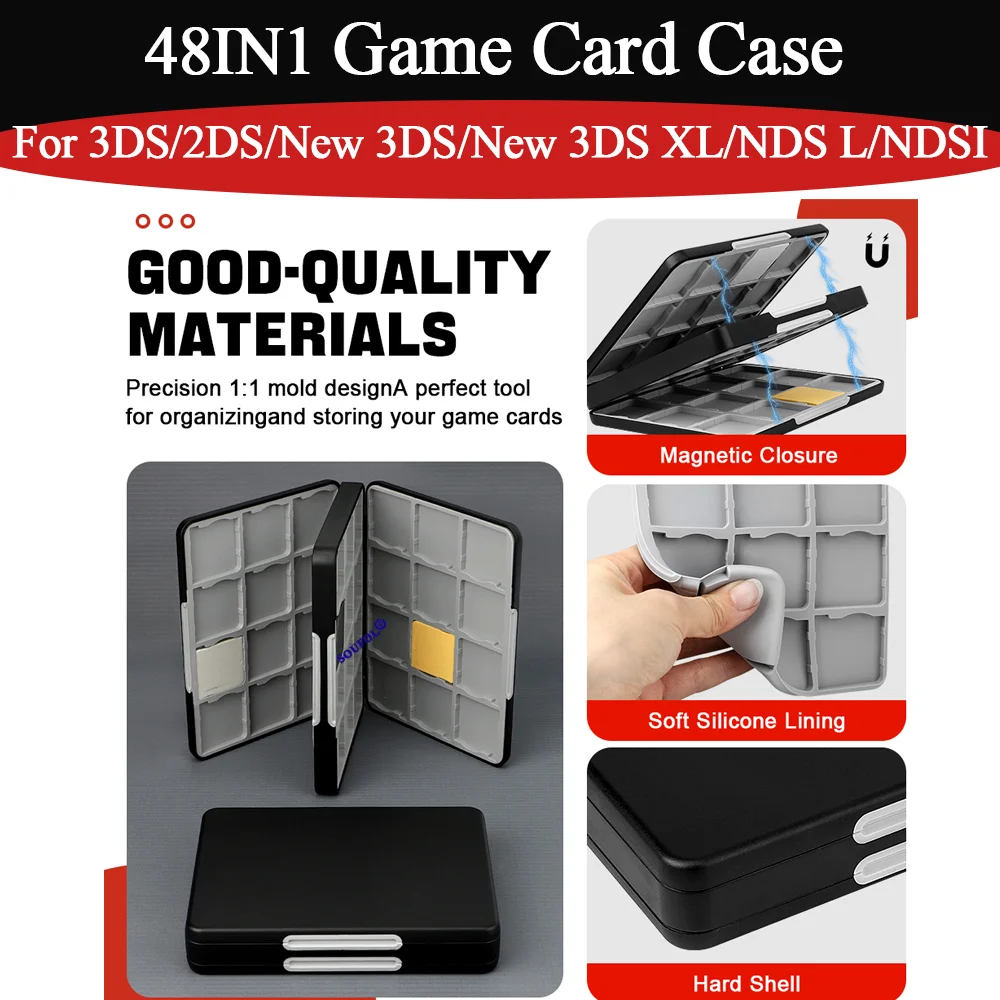 2026 yeni 3DS için 48IN1 taşın - Game Boy Cartridge Holder incelemesi ve fiyatı