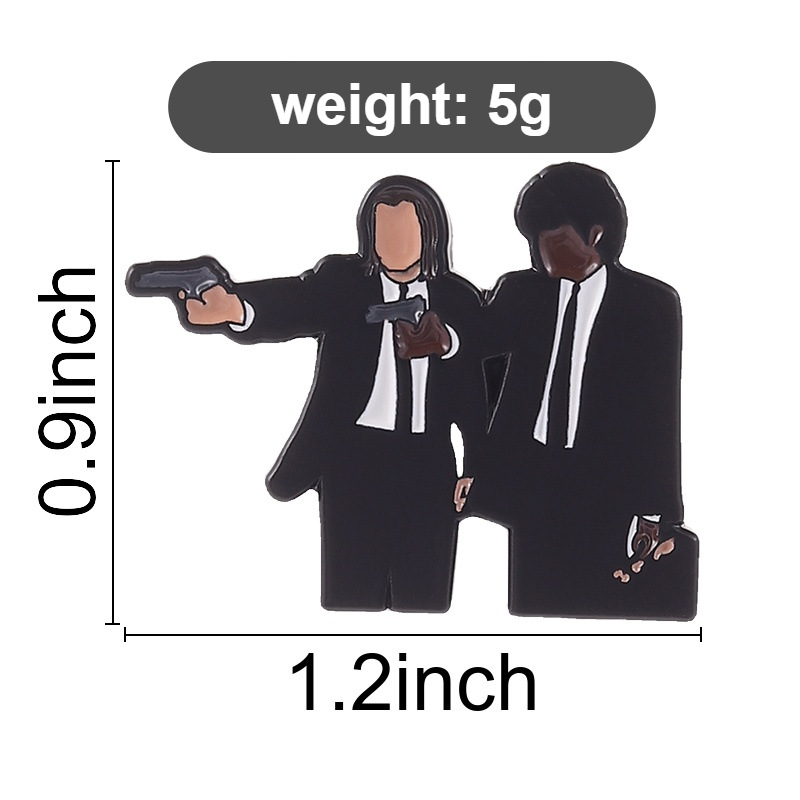 Pulp Fiction Emaye Rozeti Yaka - Retro Gaming Jacket incelemesi ve fiyatı
