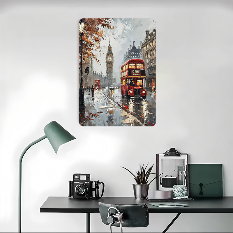 Londra Otobüsü Charm Metal Pos - Retro Gaming London incelemesi ve fiyatı