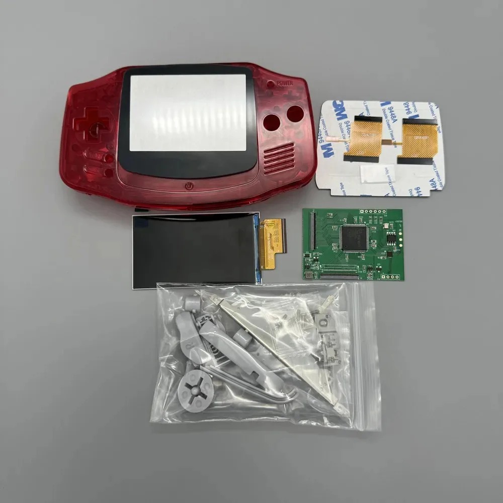 GBA IPS LCD kesme gerektirmeye - Game Boy Cartridge Holder incelemesi ve fiyatı