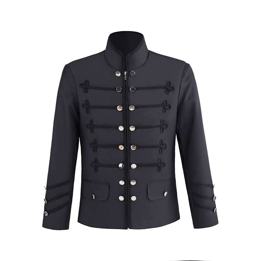 Erkek Siyah Askeri Ceket Napol - Retro Gaming Jacket incelemesi ve fiyatı