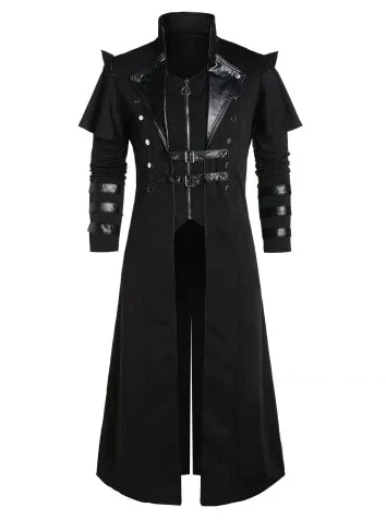 Vintage erkek gotik Steampunk  - Retro Gaming Jacket incelemesi ve fiyatı