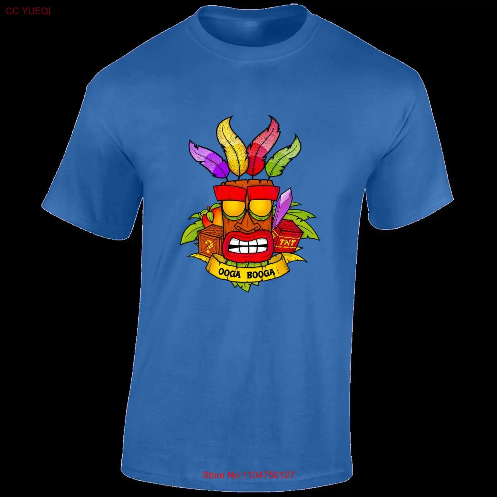 Oga booga crash erkek tişörtü  - Retro Gaming T Shirt incelemesi ve fiyatı